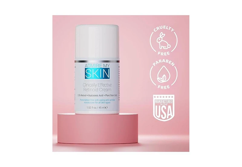 Admire My Skin Retinol Retinoid Moisturizer Cream for Anti Aging Anti Wrinkle Skincare