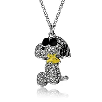 Peanuts Snoopy Fashion Joe Cool Sunglasses Snoopy Woodstock Necklace