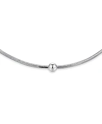Bling Jewelry Simple Plain Ball Bead Snake Chain Anklet Ankle Bracelet .925 Sterling Silver Made In Italy 10 Inch 1.5MM Ball