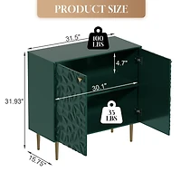 Boyel Living 2 Door Locker Accent Cabinet