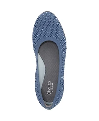 LifeStride Women's Kallie Washable Round Toe Ballet Flats