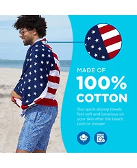 Ben Kaufman Printed Beach Towel Set - Oversized for Kids Quick-Dry & Soft Cotton with Design Luxury Swimming