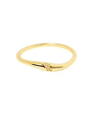 Little Sky Stone Sterling Silver Wave Ring