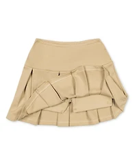 Hope & Henry Toddler Girls Ponte Pleated Uniform Skort