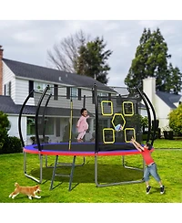 Streamdale 14FT Trampoline, Enclosure Net, Ladder, Astm Approved