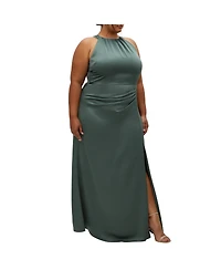 City Chic Women's Celina Halter Maxi Dress