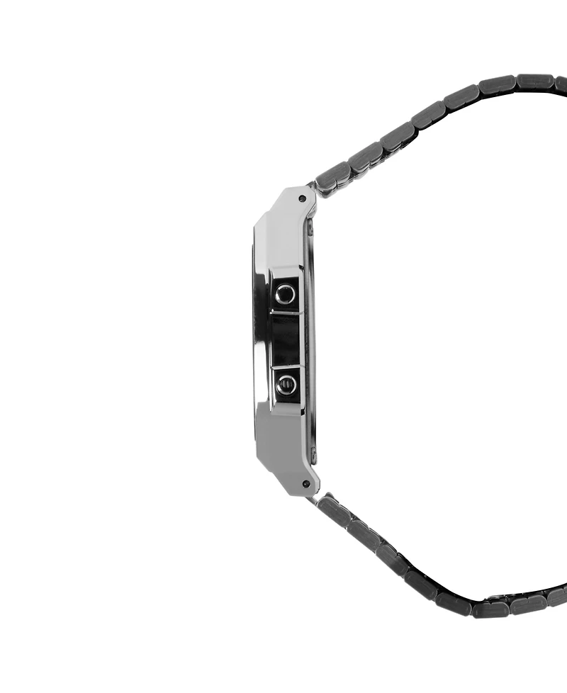 G-Shock Casio Men's and Women's Silver Tone Stainless Steel Watch, 41.6mm, ABL100WE-1AV