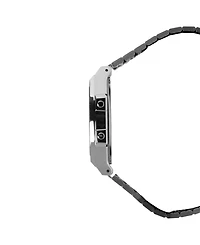 G-Shock Casio Men's and Women's Silver Tone Stainless Steel Watch, 41.6mm, ABL100WE-1AV