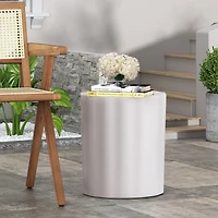 Streamdale Versatile Concrete End Table Indoor/Outdoor, Lightweight, No Assembly