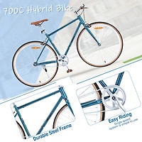 Streamdale Classic Single Speed City Bike for Men and Women