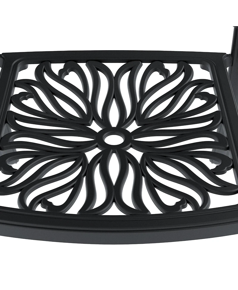 Streamdale 5-Piece Cast Aluminum Patio Set with Cushions