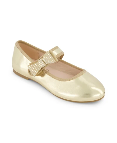 Jessica Simpson Little and Big Girls Amy Crystal Bow Ballet Flat