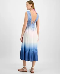 Raviya Women's Sleeveless Ombre Maxi Dress Cover-Up