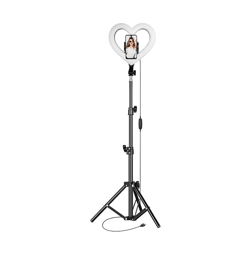 Supersonic 10" Heart Shaped Selfie Ring Light