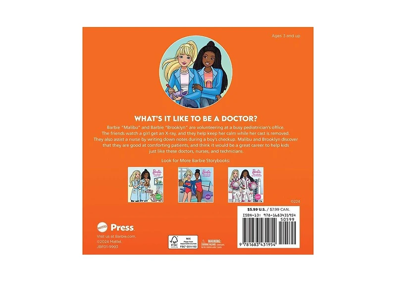 Barnes & Noble Barbie: You Can Be A Doctor by Lisa Rojany