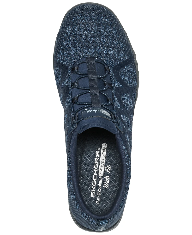 Skechers Women's Relaxed Fit Breathe Easy Infi-Knity Slip-On Walking Wide Sneakers from Finish Line