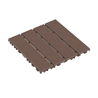 Streamdale Interlocking Deck Tiles, 44 Pack Patio Tiles, Waterproof, All Weather Use