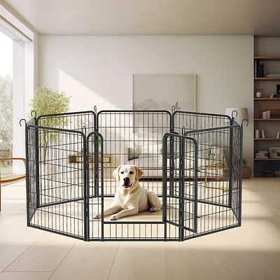 Streamdale Heavy Duty Metal Pet Playpen with Door