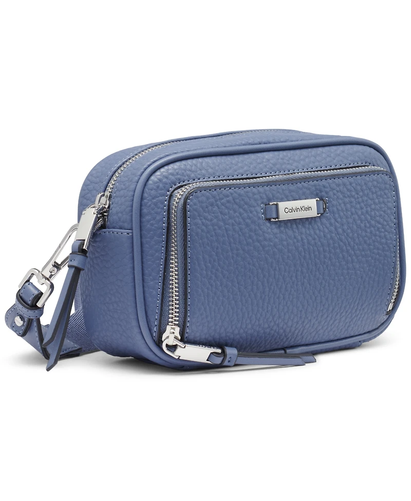 Calvin Klein Zulle Top Zipper Camera Bag with Signature Hang Off