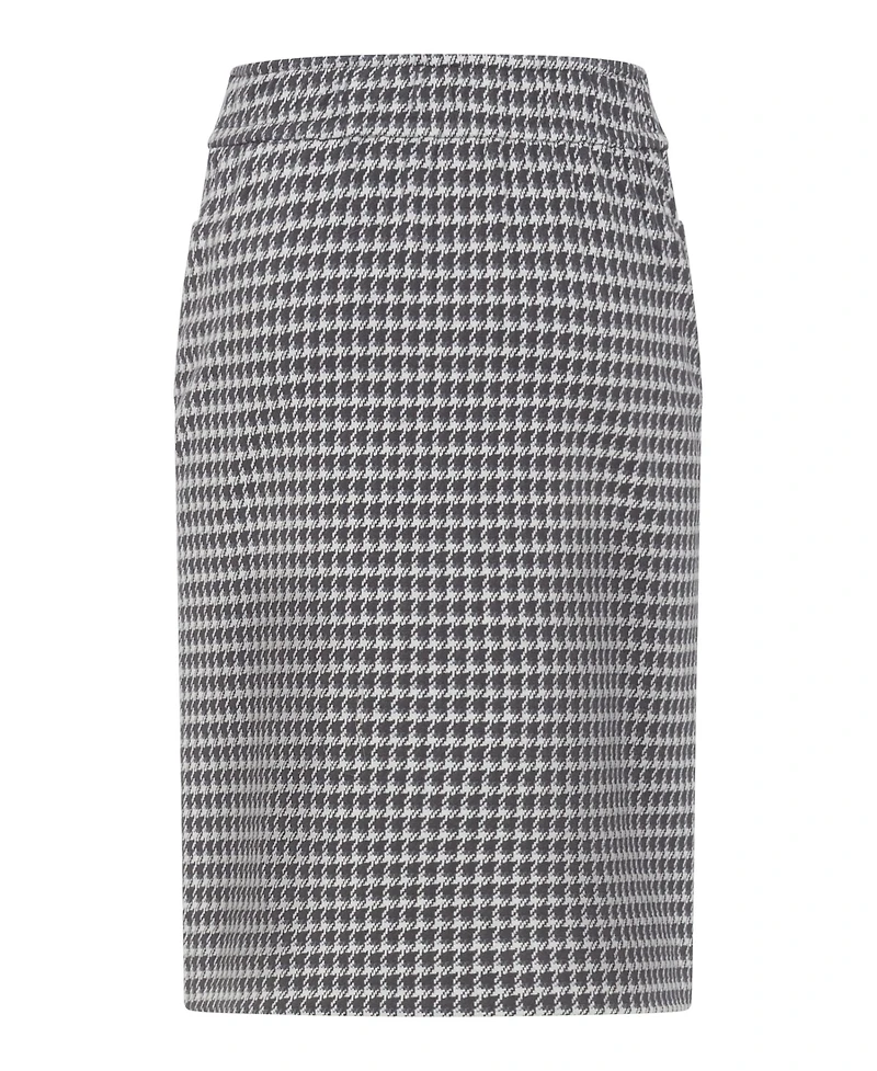 Olsen Women's Houndstooth Pull-On Skirt