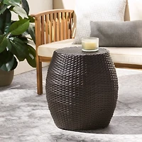 Streamdale Outdoor Wicker 14.00" Patio Side Table