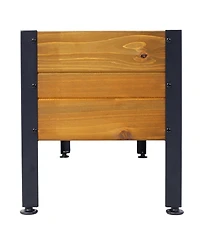 Streamdale Elevated Rectangular Garden Planter for Patio and Balcony