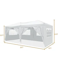 Streamdale Ez 10'x20' Pop Up Canopy with Sidewalls