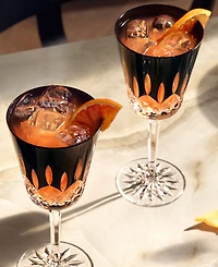 Waterford Lismore Black Large Goblet 13.5 oz, Set of 2