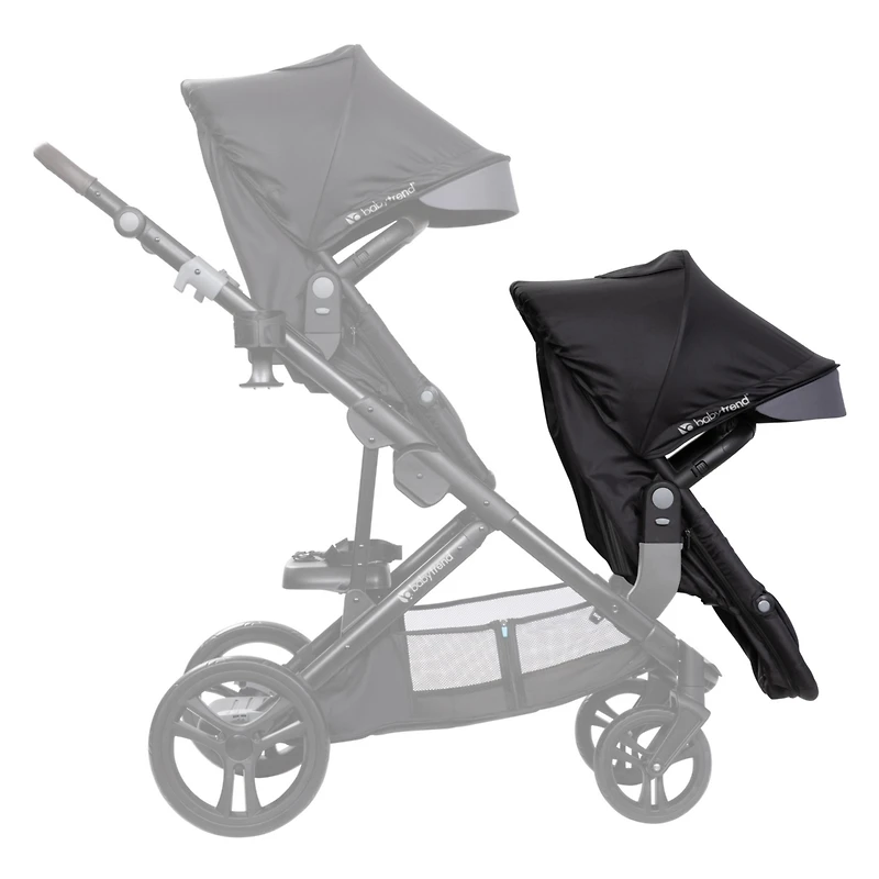 Baby Trend Baby Second Seat for Morph Single to Double Stroller - Dash Grey