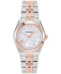 Ferragamo Women's Swiss Two-Tone Stainless Steel Bracelet Watch 28mm