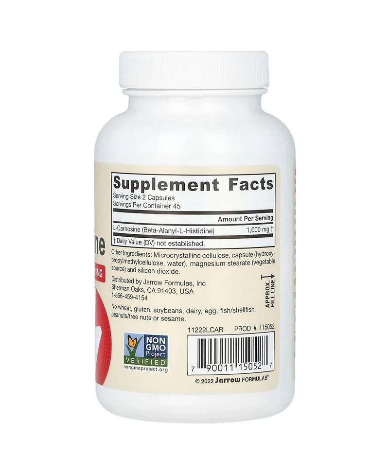 Jarrow Formulas Nutrition L-Carnosine