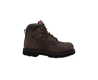 AdTec Men's 6" Steel Toe Work Boot Brown