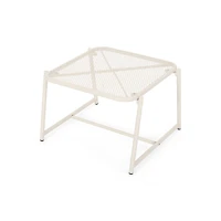 Kincaid 13" H White Mesh Top Outdoor Side Table