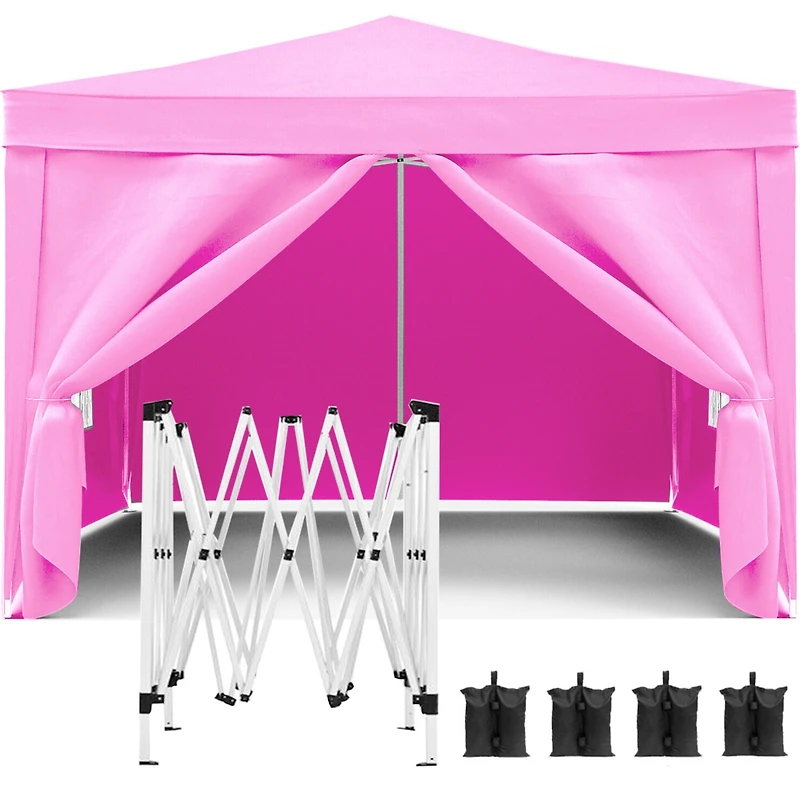 Streamdale 10'x10' Folding Canopy with Sidewalls, Upf 50+