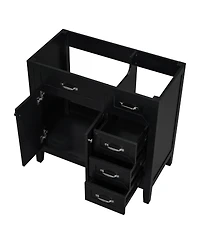 Streamdale 36" Black Vanity Cabinet Base Only