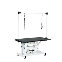 43 Inch Adjustable Heavy Type Hydraulic Pet Dog Grooming Table Upgraded Professional Drying Table Heavy Duty Frame with Adjustable Arm and Noose