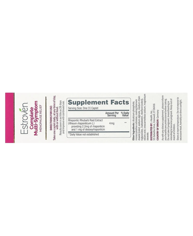 Estroven Complete Multi-Symptom Menopause Relief
