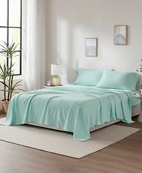 Madison Park Micro-Fleece 3-Pc. Sheet Set