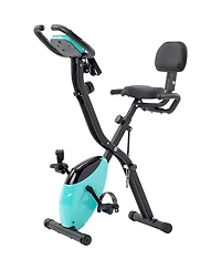 Folding Exercise Bike – Upright & Recumbent X-Bike for Compact Indoor Home Fitness Workouts