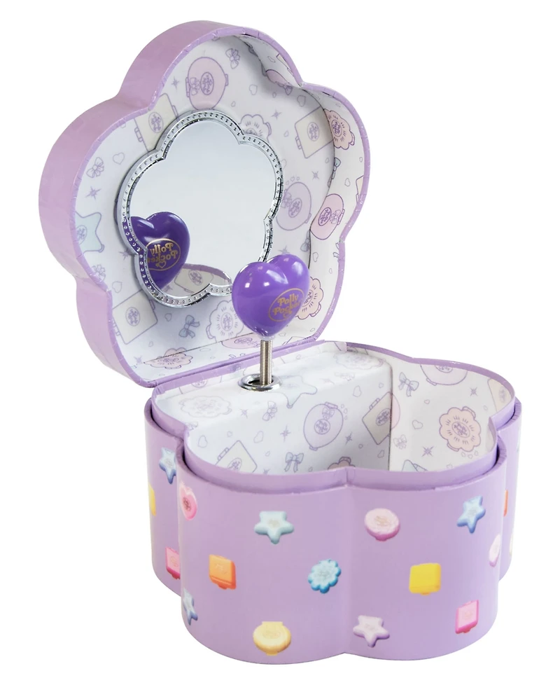 Mele & Co Polly Pocket Flower Musical Jewelry Box