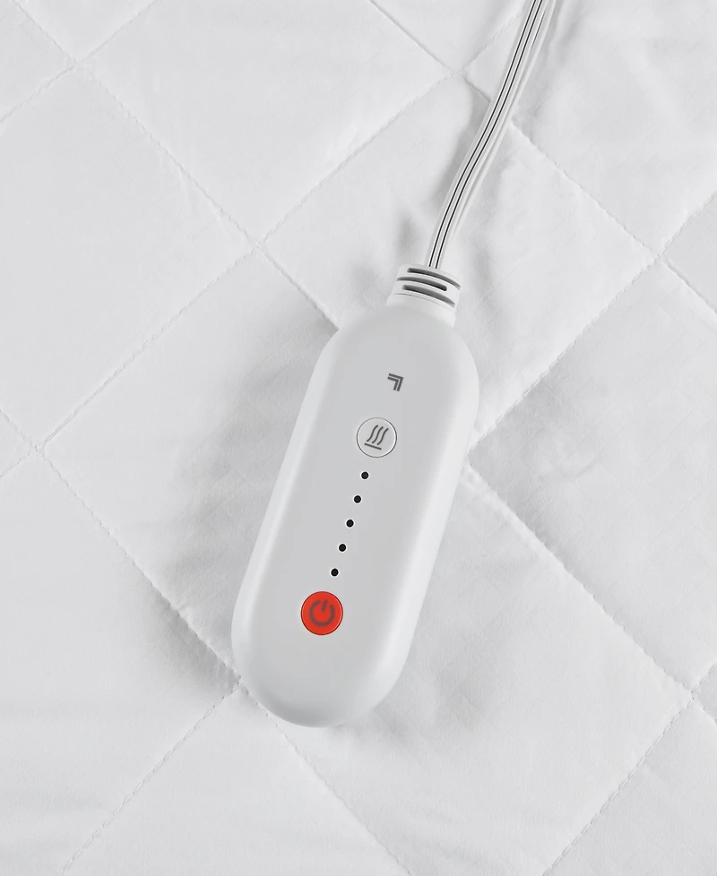 Sharper Image Embossed Microfiber Heated Mattress Pad
