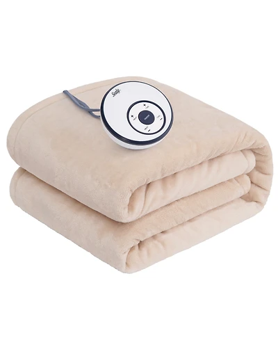 Sealy Heated Flannel Blanket, Twin