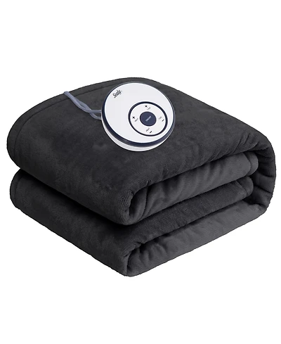 Sealy Heated Flannel Blanket, Twin
