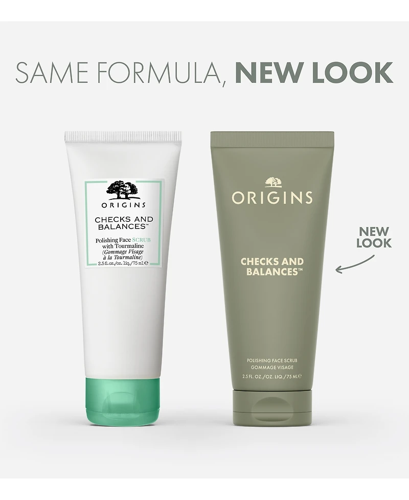 Origins Checks & Balances Polishing Face Scrub, 2.5 oz.