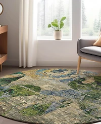 Dalyn Trevi Washable TV15 8'x8' Round Area Rug