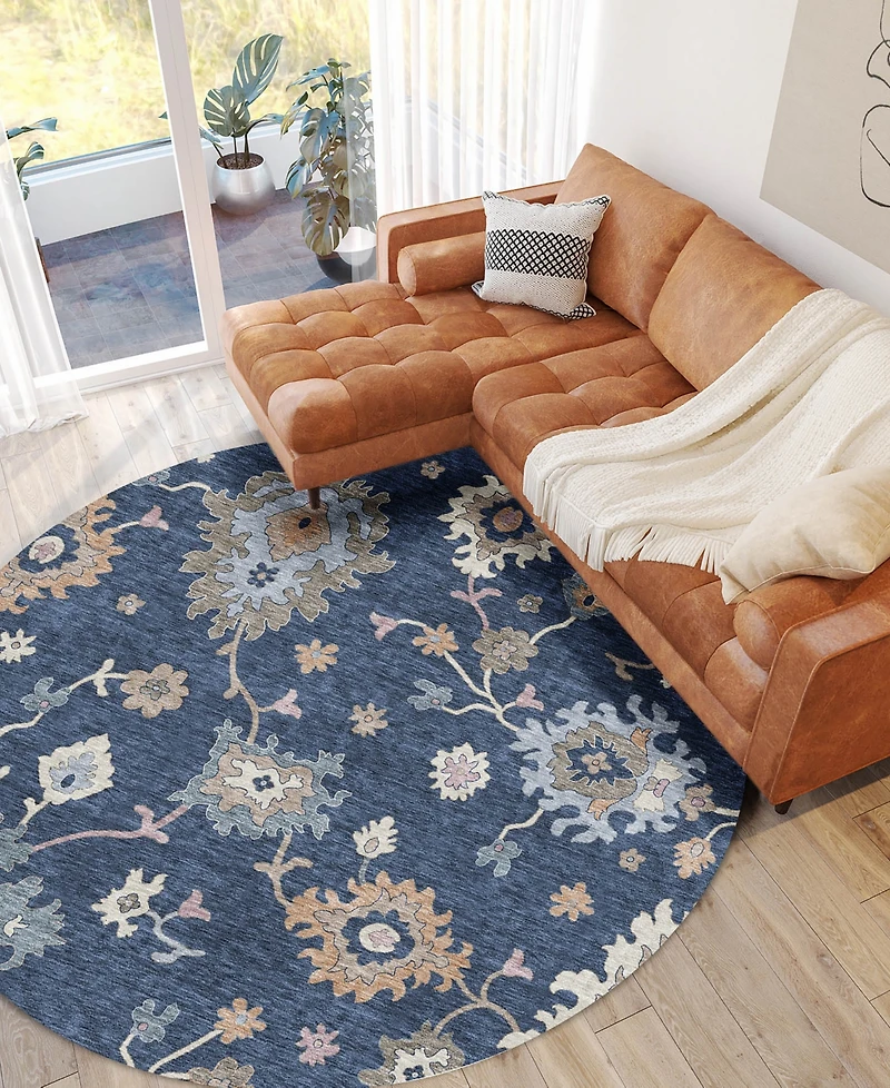 Dalyn Hatay Washable HY4 8'x8' Round Area Rug