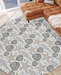 Dalyn Seabreeze Washable SZ4 8'x8' Round Area Rug