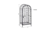Functional Wine Rack Cabinet for Elegant Storage and Display of Wine Bottles