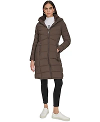 Calvin Klein Women's Hooded Puffer Coat