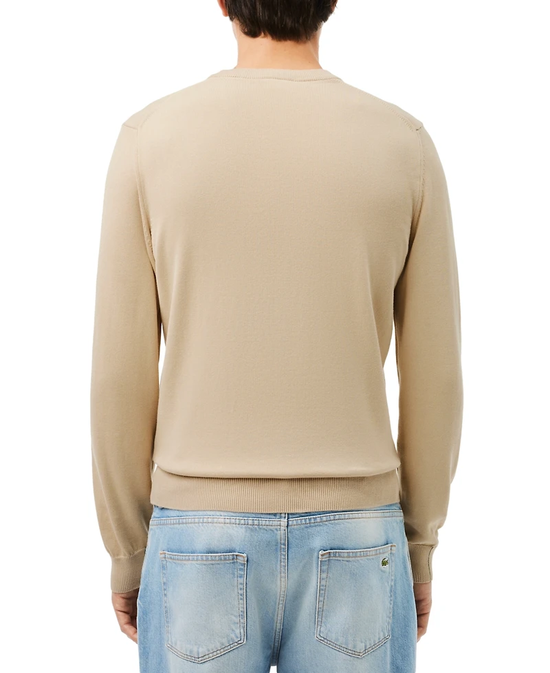 Lacoste Men's Solid Croc Sweater